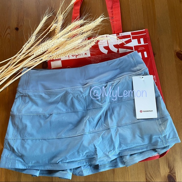 Lululemon Chambray Pace Rival Mid Rise Skirt - Picture 6 of 9
